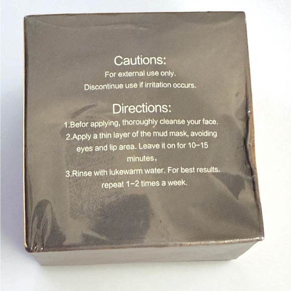 Dead Sea Mud Mask 100% Natural Minerals Reduces Pores - Picture 3 of 7